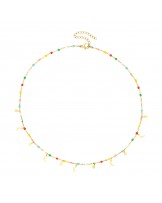 COLLAR LUNAS ACERO DE MALIZZIA