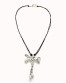 COLLAR LARGO LIBELULA PLATEADA DE UNOde50