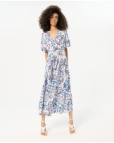 VESTIDO LARGO ESTAMPADO DE SURKANA