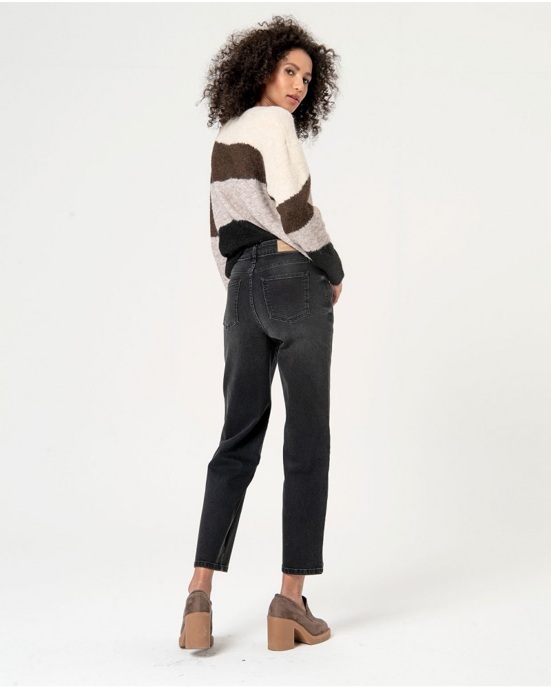 PANTALON VAQUERO CROPPED DE SURKANA
