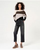 PANTALON VAQUERO CROPPED DE SURKANA