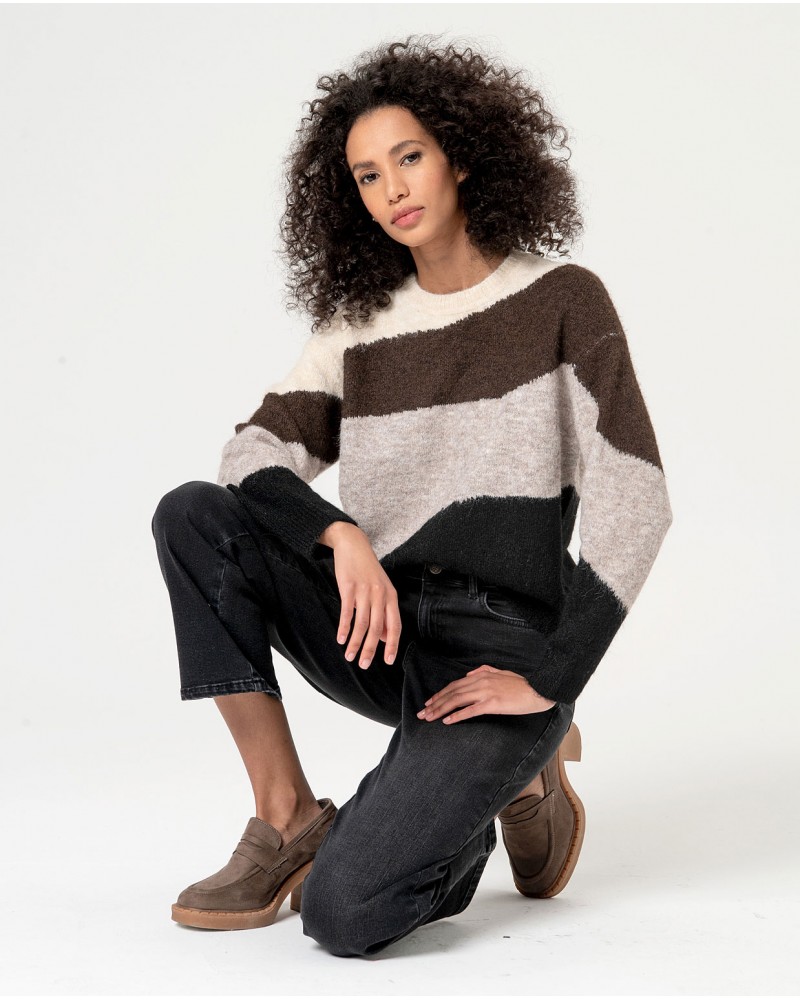 PANTALON VAQUERO CROPPED DE SURKANA