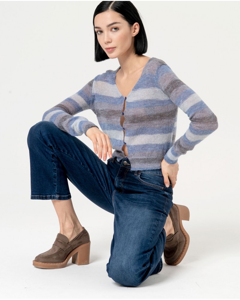 PANTALON VAQUERO CROPPED DE SURKANA