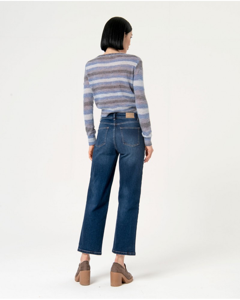 PANTALON VAQUERO CROPPED DE SURKANA