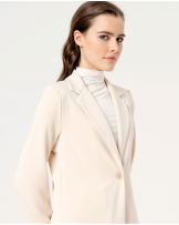 CHAQUETA BLAZER LARGA DE SURKANA