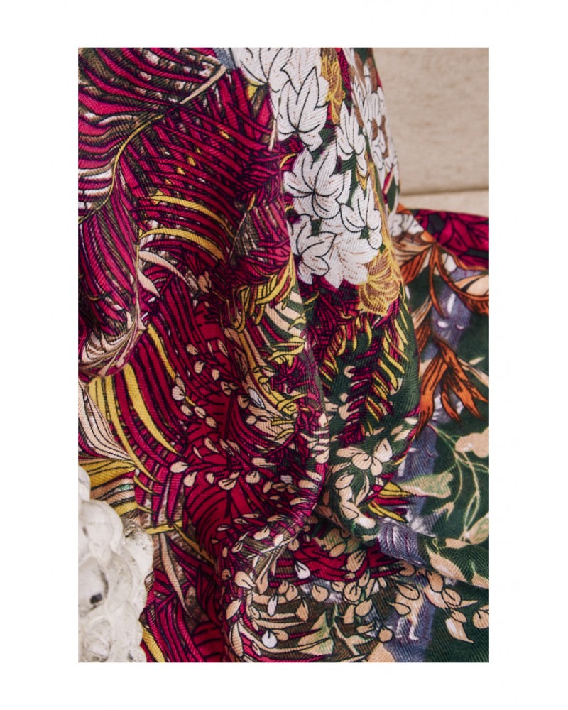 PAÑUELO ESTAMPADO PALMERAS DE LATIDO PAÑUELO ESTAMPADO PALMERAS DE LATIDO