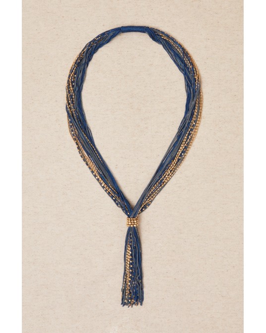 COLLAR LARGO FLECOS DE LATIDO