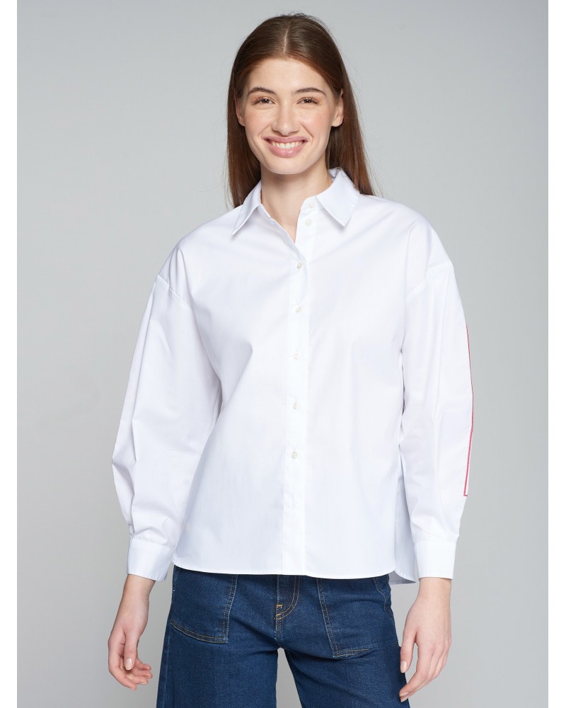 CAMISA BLANCA MANGAS BORDADAS DE VILAGALLO
