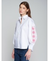 CAMISA BLANCA MANGAS BORDADAS DE VILAGALLO