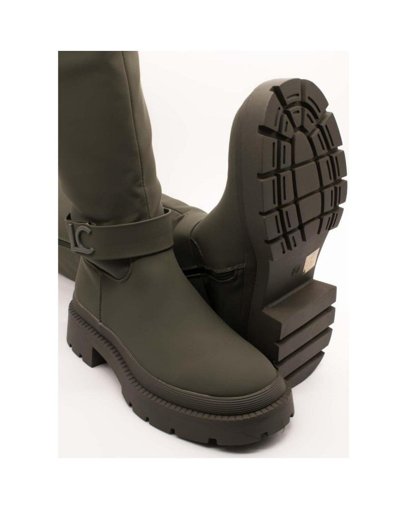 BOTA ALTA ENGOMADA KAKI DE LOLA CASADEMUNT