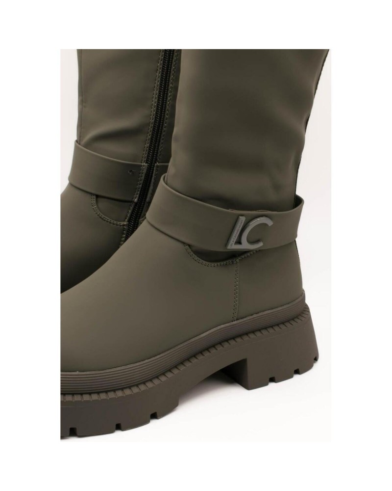 BOTA ALTA ENGOMADA KAKI DE LOLA CASADEMUNT