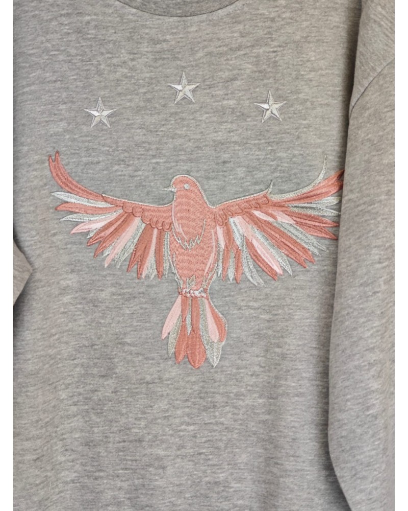 SUDADERA AGUILA GRIS DE LOLAMOON SUDADERA AGUILA GRIS DE LOLAMOON