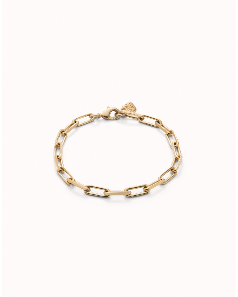 PULSERA ESLABONES DORADA DE UNOde50
