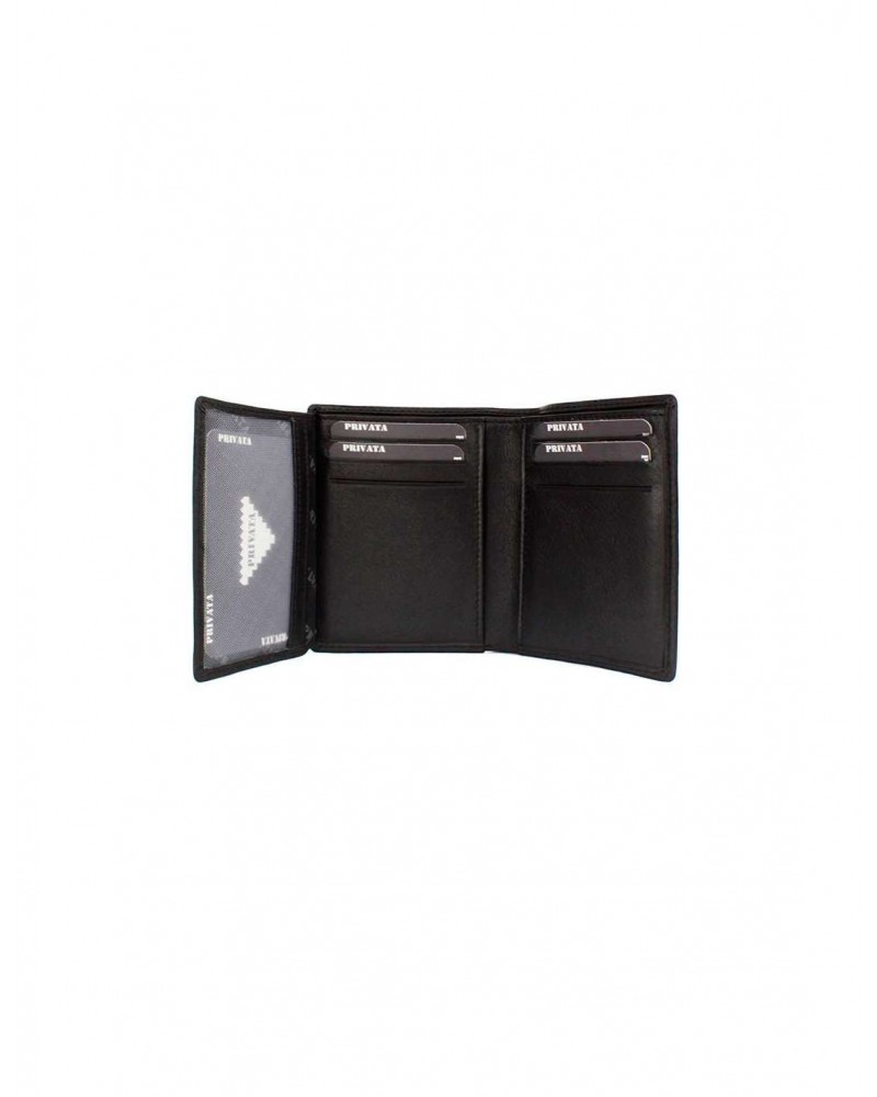 CARTERA DE HOMBRE EN PIEL MARRON PRIVATA