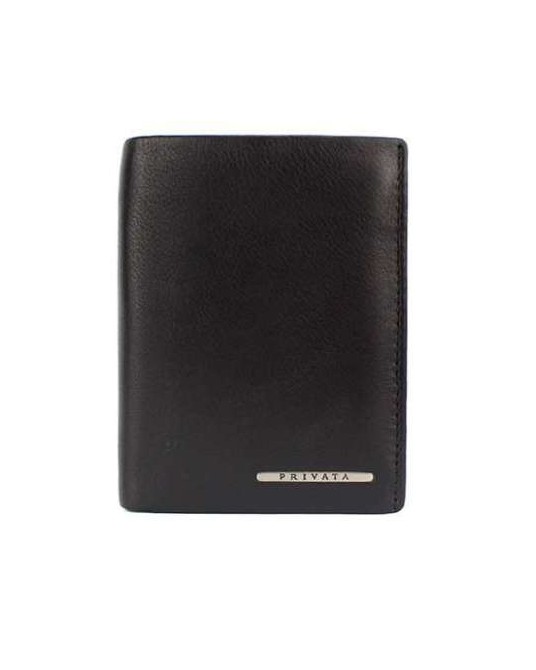 CARTERA DE HOMBRE EN PIEL MARRON PRIVATA