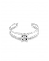 PULSERA RIGIDA PLATEADA DE UNOde50