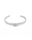 PULSERA RIGIDA CON CIRCONITA BAÑO PLATA DE UNOde50