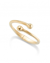 PULSERA RIGIDA BAÑADA EN ORO DE UNOde50