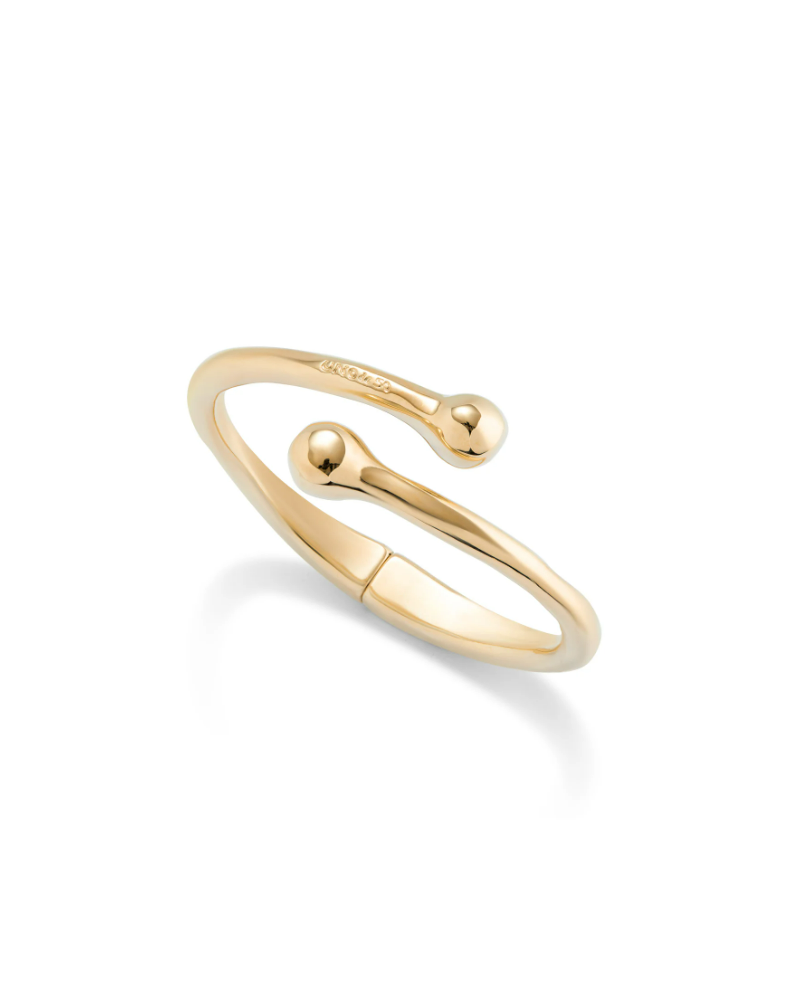 PULSERA RIGIDA BAÑADA EN ORO DE UNOde50