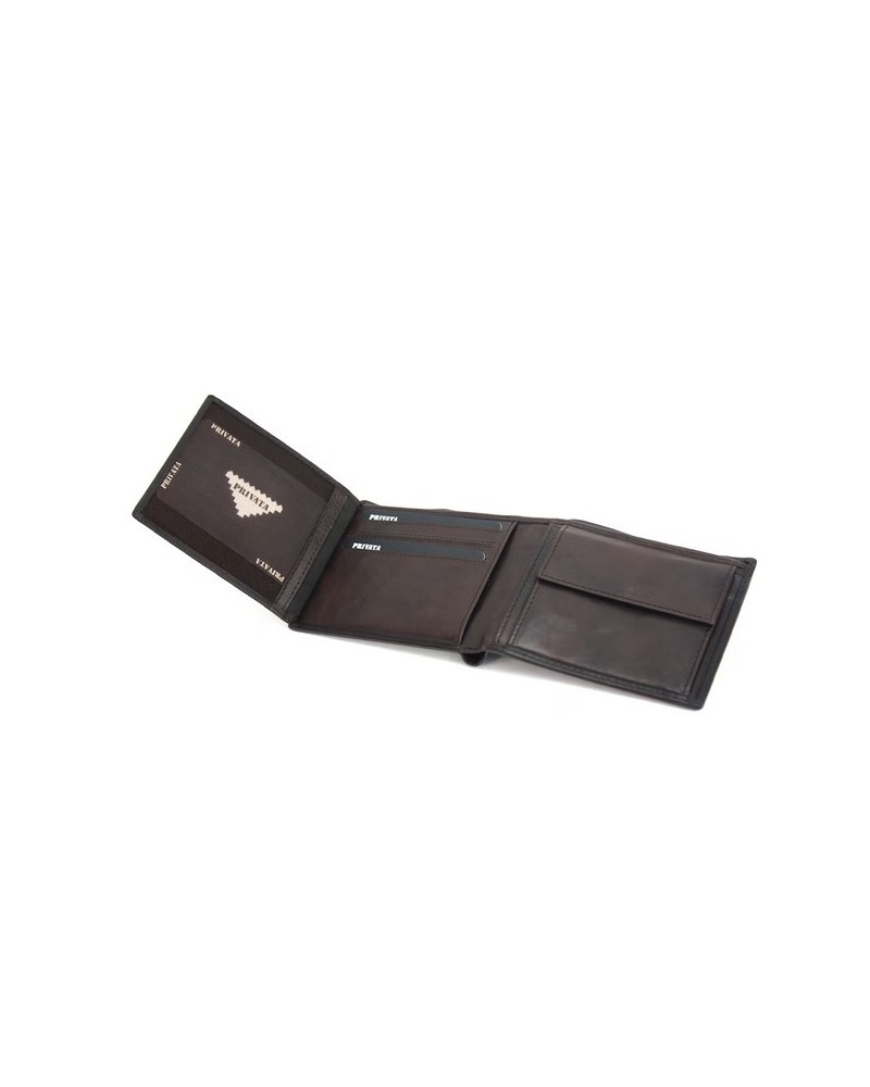 BILLETERA DE PIEL DE CABALLERO PRIVATA