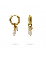 PENDIENTES ARO CON PERLAS DE ANARTXY