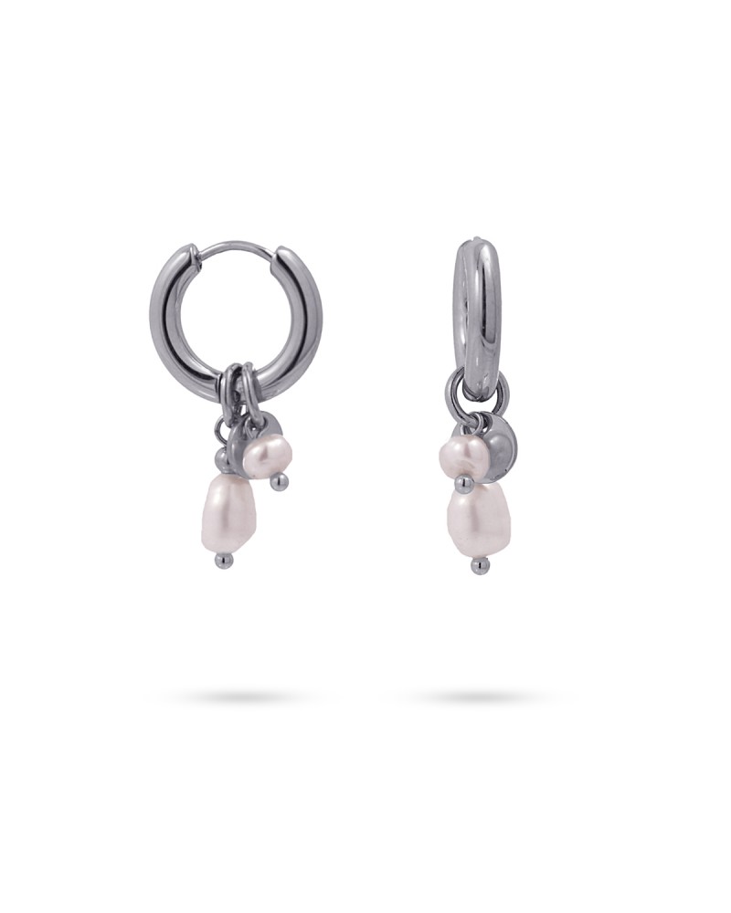 PENDIENTES ARO CON PERLAS DE ANARTXY
