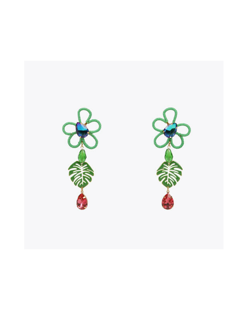 PENDIENTES FLOR TROPICAL DE LOLA CASADEMUNT