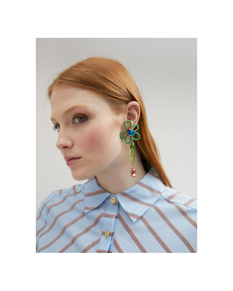 PENDIENTES FLOR TROPICAL DE LOLA CASADEMUNT