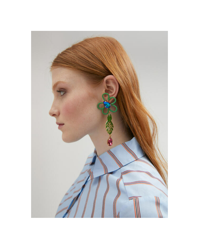PENDIENTES FLOR TROPICAL DE LOLA CASADEMUNT
