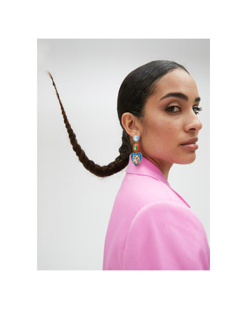 PENDIENTES FLOR TROPICAL DE LOLA CASADEMUNT