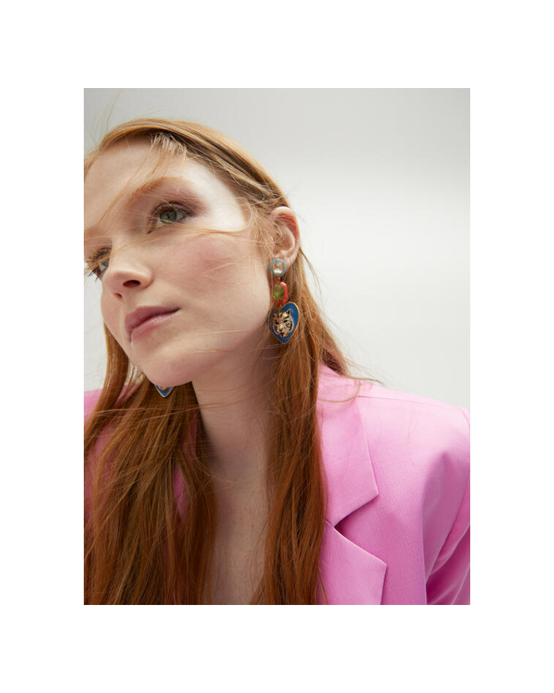 PENDIENTES FLOR TROPICAL DE LOLA CASADEMUNT