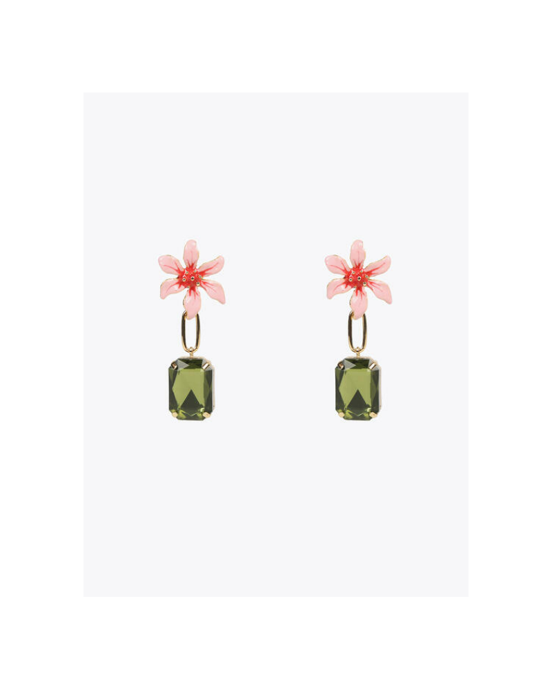 PENDIENTES FLOR CRISTAL DE LOLA CASADEMUNT