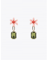PENDIENTES FLOR CRISTAL DE LOLA CASADEMUNT