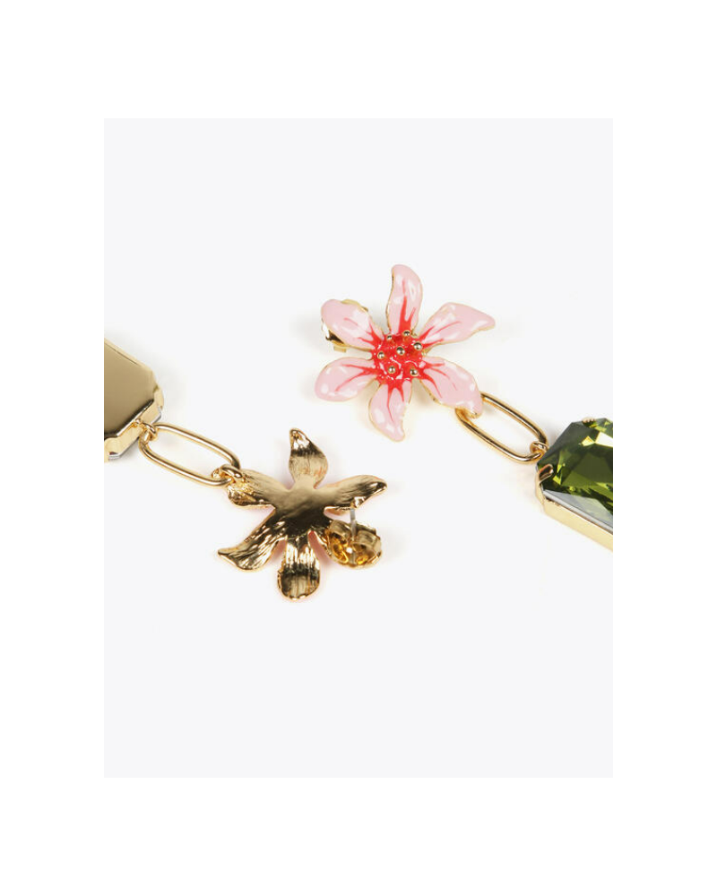 PENDIENTES FLOR CRISTAL DE LOLA CASADEMUNT