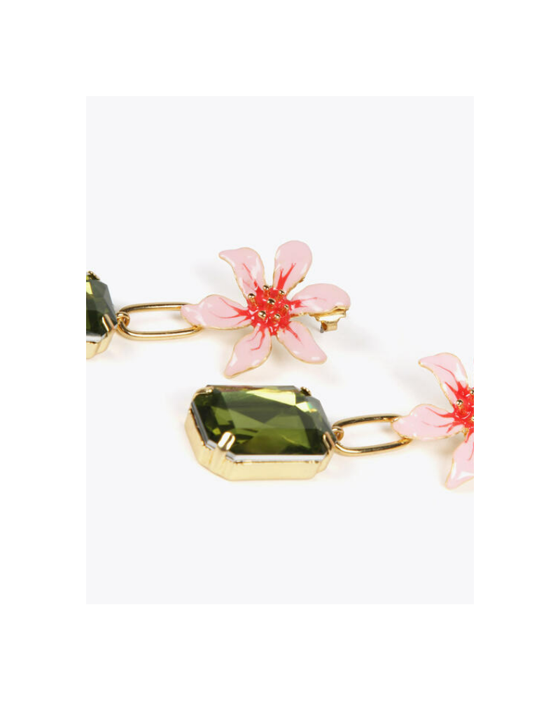 PENDIENTES FLOR CRISTAL DE LOLA CASADEMUNT
