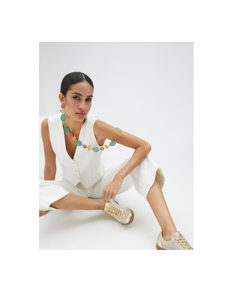 COLLAR PIEZAS GEOMETRICAS COLORES DE LOLA CASADEMUNT