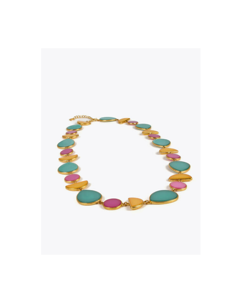 COLLAR PIEZAS GEOMETRICAS COLORES DE LOLA CASADEMUNT
