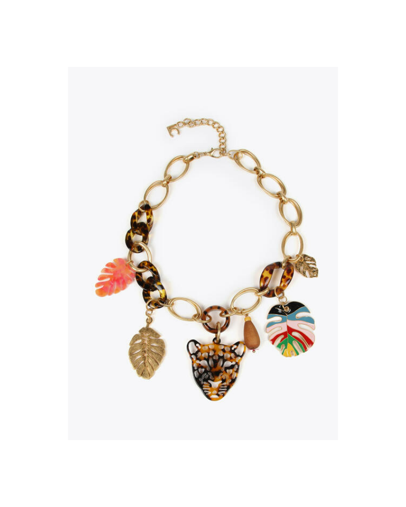 COLLAR LEOPARDO CAREY DE LOLA CASADEMUNT