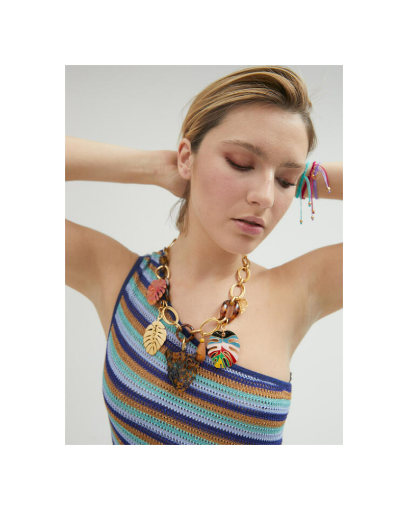COLLAR LEOPARDO CAREY DE LOLA CASADEMUNT