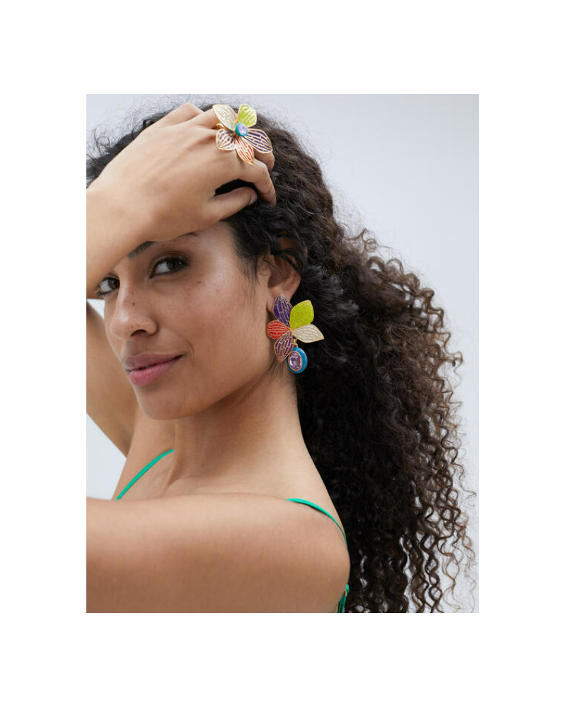 PENDIENTES ORQUIDEA DE LOLA CASADEMUNT