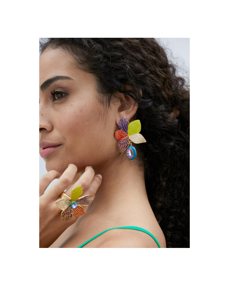 PENDIENTES ORQUIDEA DE LOLA CASADEMUNT