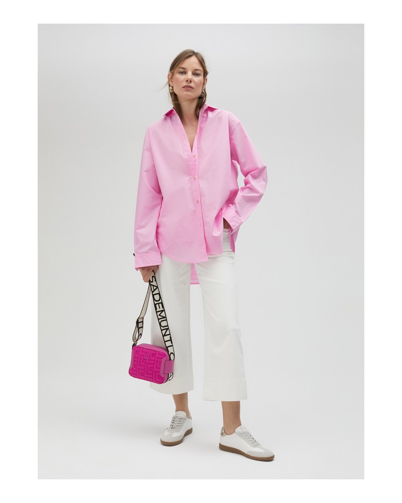 CAMISA POPELIN OVERSIZE ROSA DE LOLA CASADEMUNT