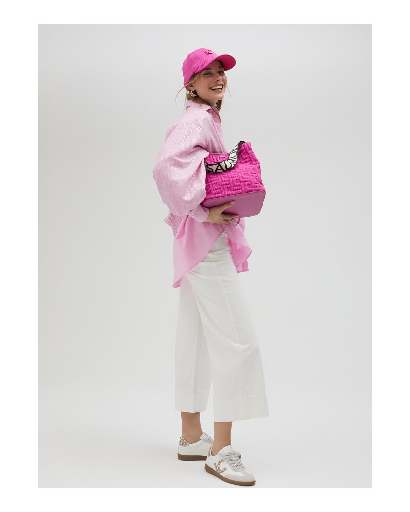 CAMISA POPELIN OVERSIZE ROSA DE LOLA CASADEMUNT