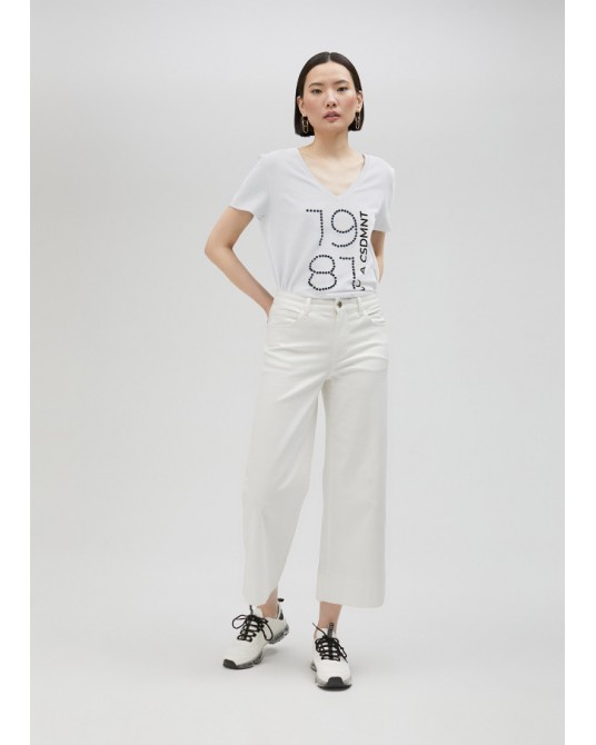 PANTALON DENIN BLANCO DE LOLA CASADEMUNT