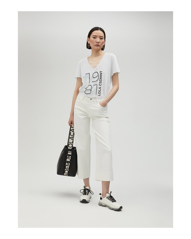 PANTALON DENIN BLANCO DE LOLA CASADEMUNT