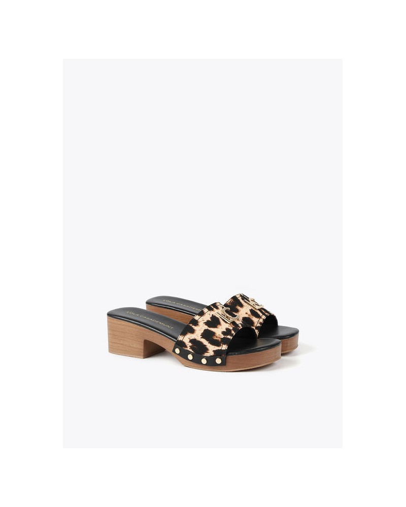 ZUECO ANIMAL PRINT DE LOLA CASADEMUNT