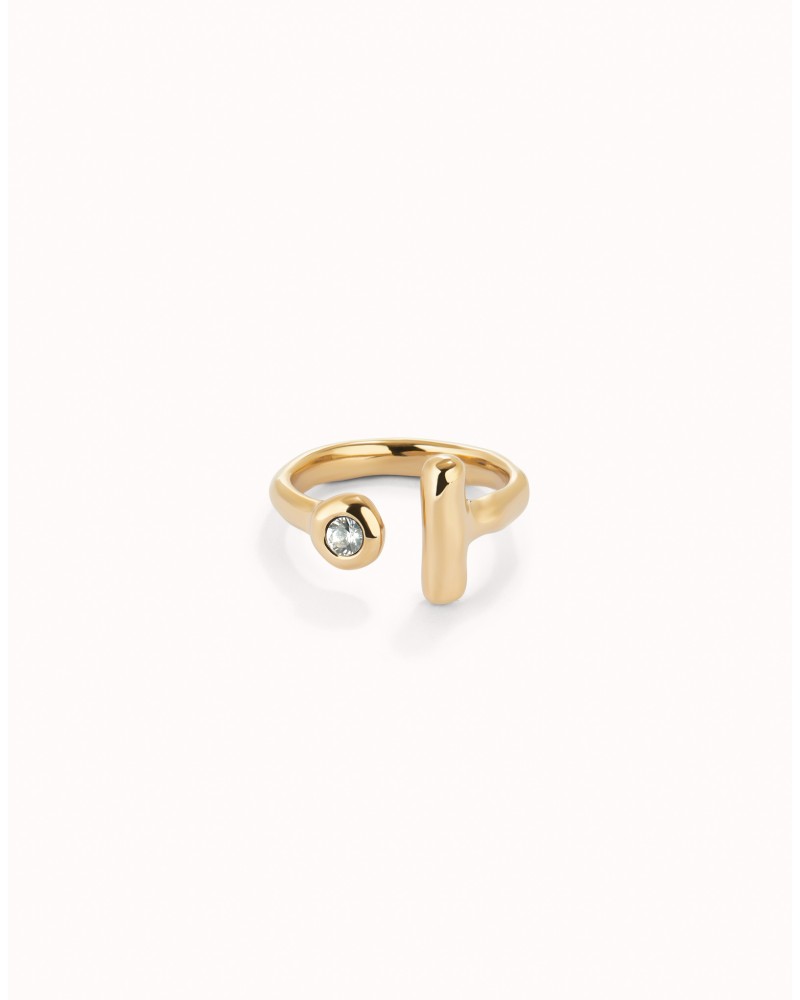 ANILLO ABIERTO DORADO DE UNOde50