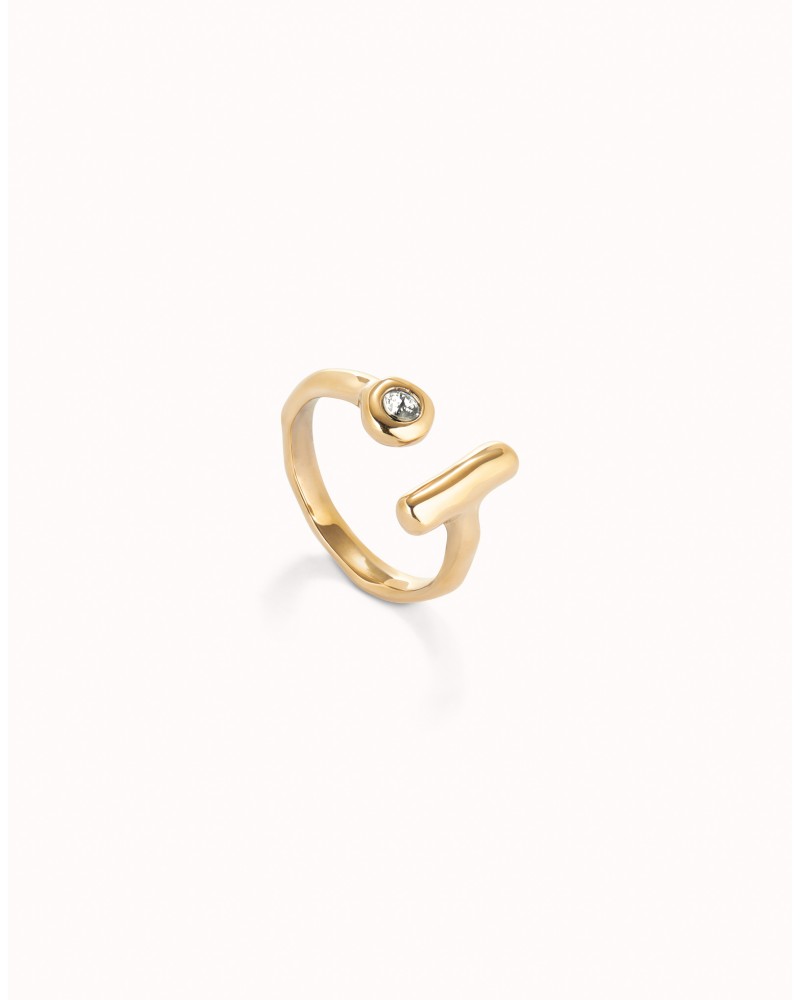 ANILLO ABIERTO DORADO DE UNOde50