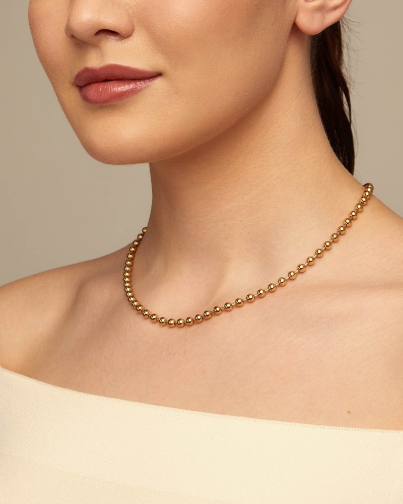 CADENA LARGA BAÑADA EN ORO DE UNOde50