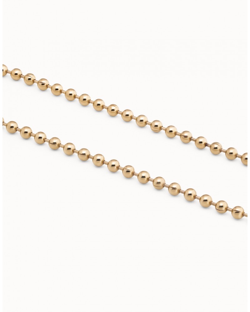 CADENA LARGA BAÑADA EN ORO DE UNOde50